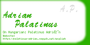 adrian palatinus business card